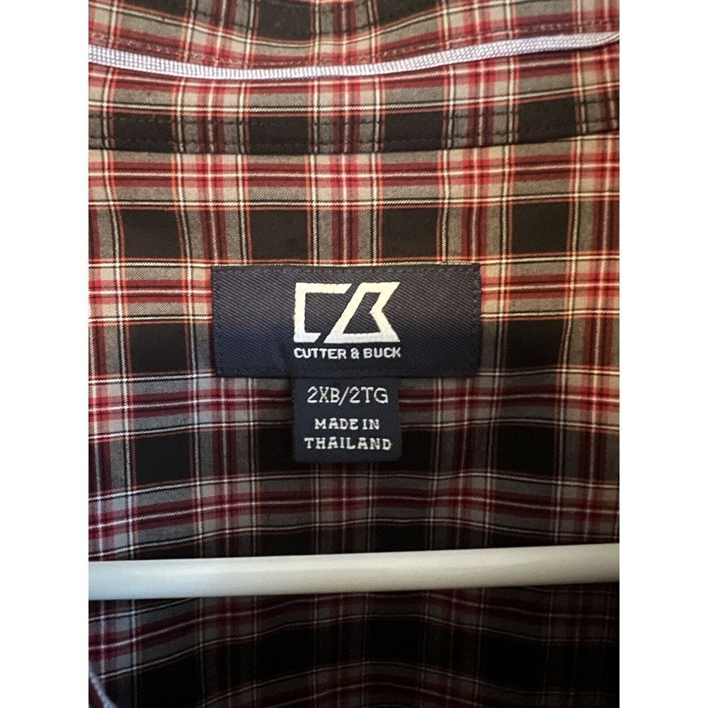 Cutter & Buck Mens Cotton Button Down Long Sleeve Shirt - Picture 3 of 4